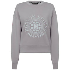 Boston Bruins Levelwear Women's Slate & Snow Sponge Tri-Blend Sweatshirt