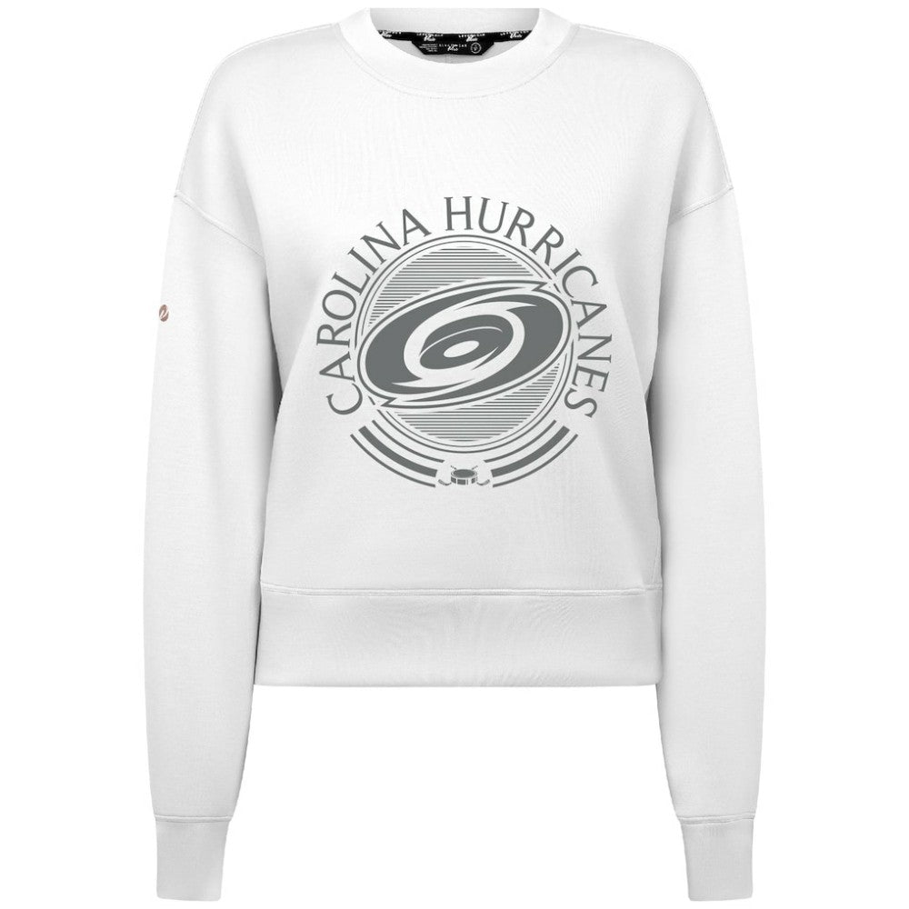 Carolina Hurricanes Levelwear Women's Slate & Snow Sponge Tri-Blend Sweatshirt