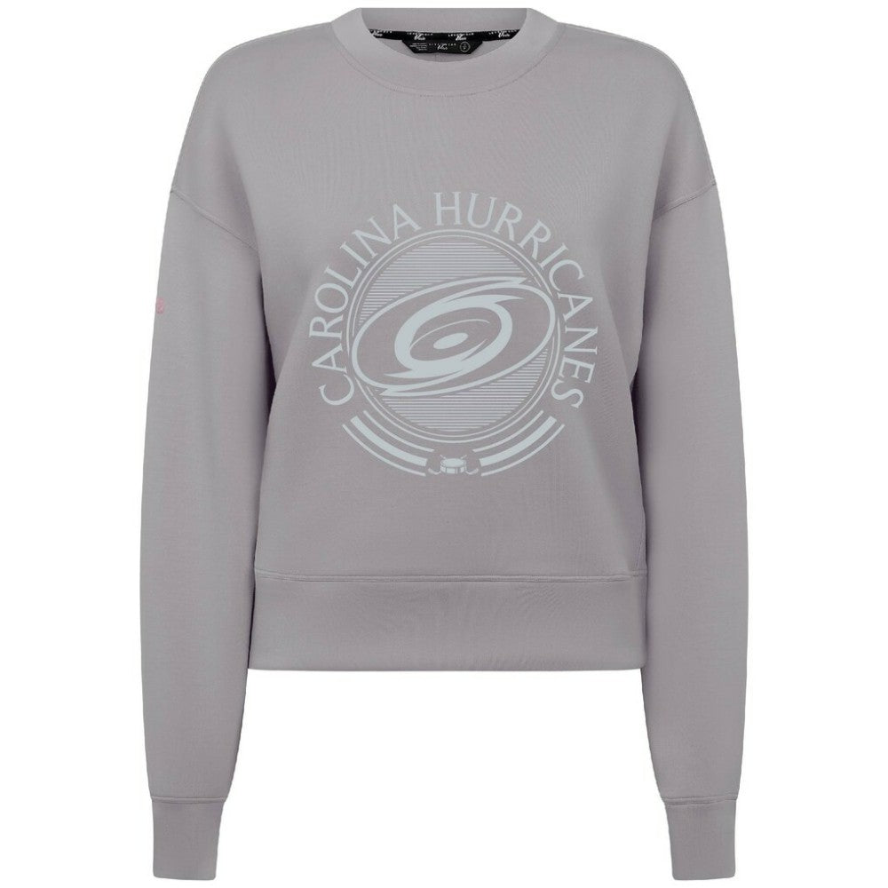 Carolina Hurricanes Levelwear Women's Slate & Snow Sponge Tri-Blend Sweatshirt