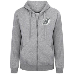 New Jersey Devils Levelwear Podium Chenille Logo Full-Zip Hoodie