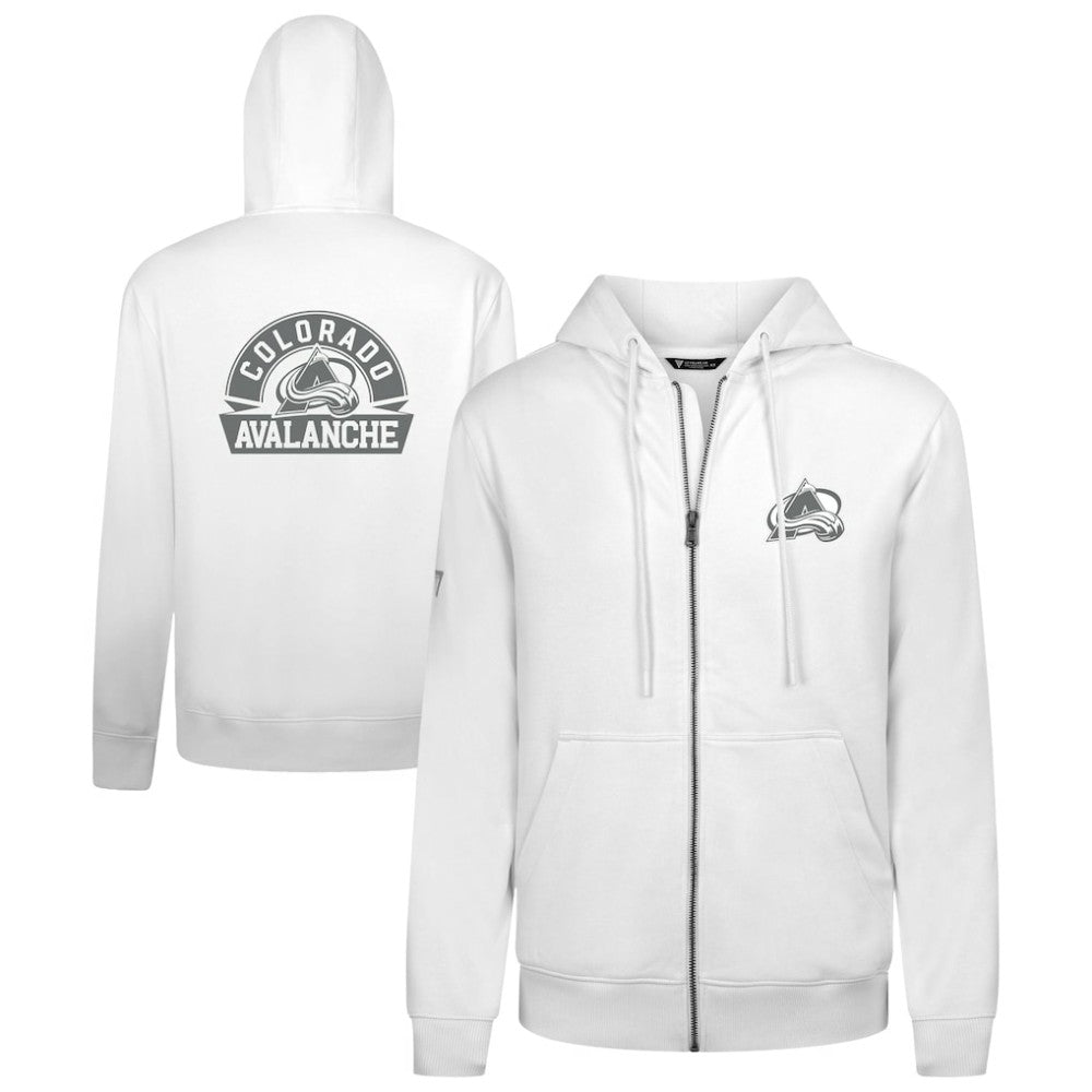 Colorado Avalanche Levelwear Podium Chenille Logo Full-Zip Hoodie