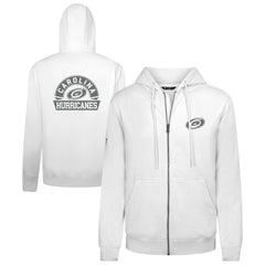 Carolina Hurricanes Levelwear Podium Chenille Logo Full-Zip Hoodie