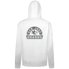 San Jose Sharks Levelwear Podium Chenille Logo Full-Zip Hoodie