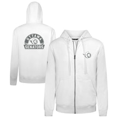 Ottawa Senators Levelwear Podium Chenille Logo Full-Zip Hoodie
