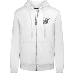 New Jersey Devils Levelwear Podium Chenille Logo Full-Zip Hoodie