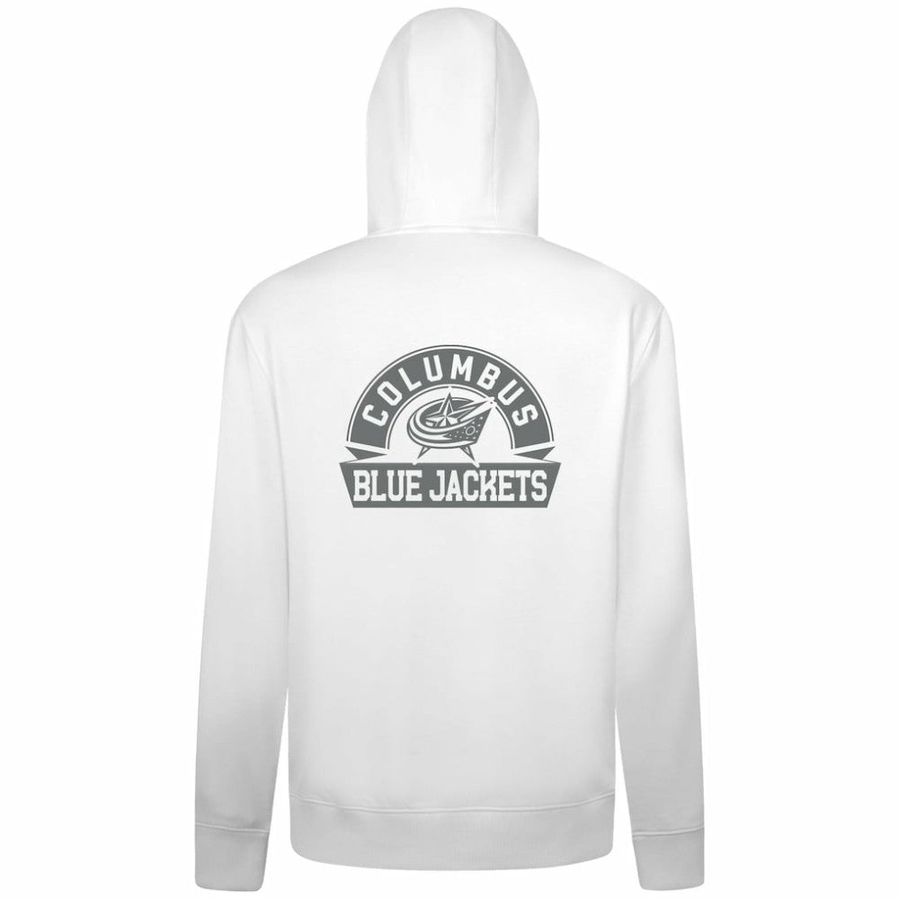 Columbus Blue Jackets Levelwear Podium Banner Arch Full-Zip Hoodie