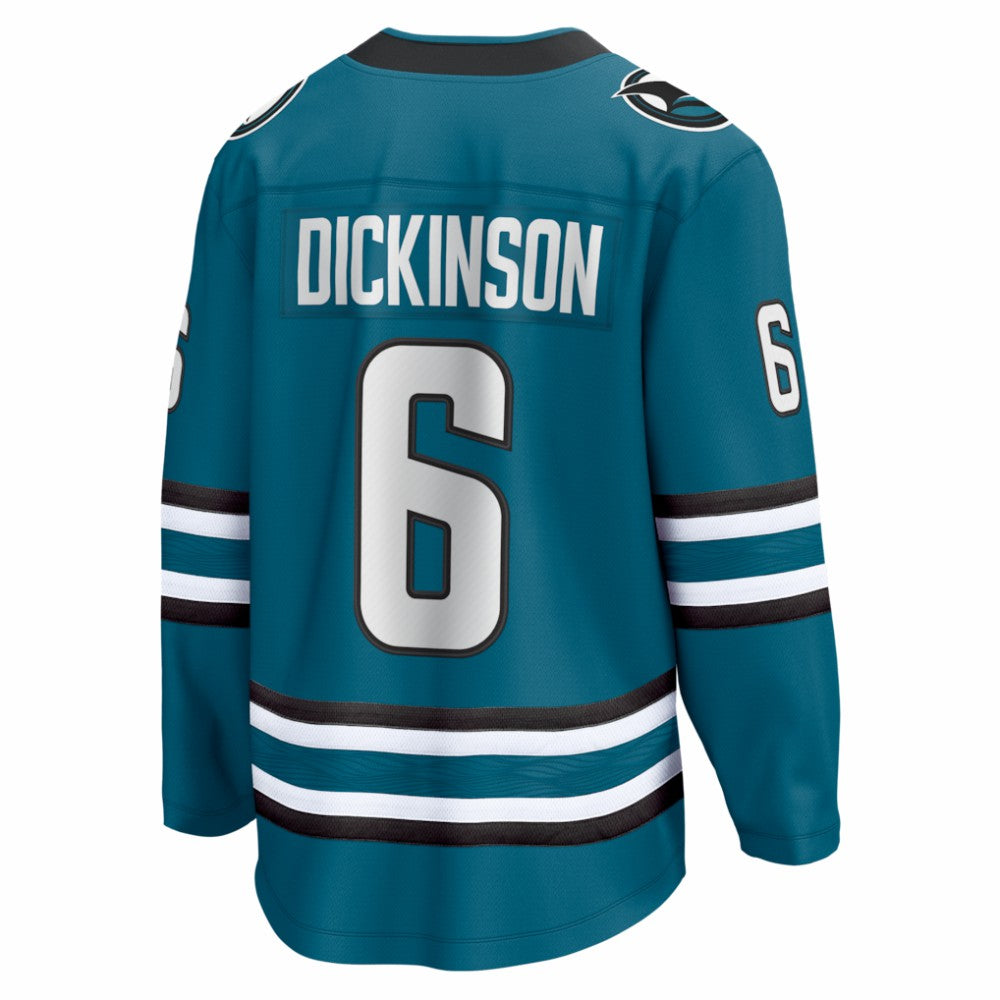 Sam Dickinson San Jose Sharks Fanatics Home Breakaway Jersey