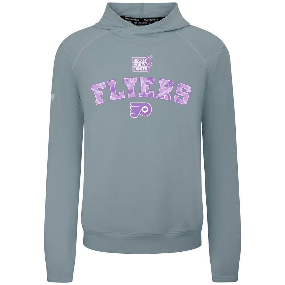 Philadelphia Flyers Levelwear Hockey Fights Cancer Mandate Tri-Blend Hoodie