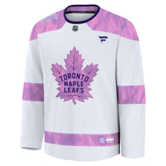 Toronto Maple Leafs Fanatics Hockey Fights Cancer Survivor Practice Jersey
