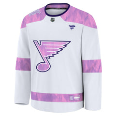 St. Louis Blues Fanatics Hockey Fights Cancer Survivor Practice Jersey