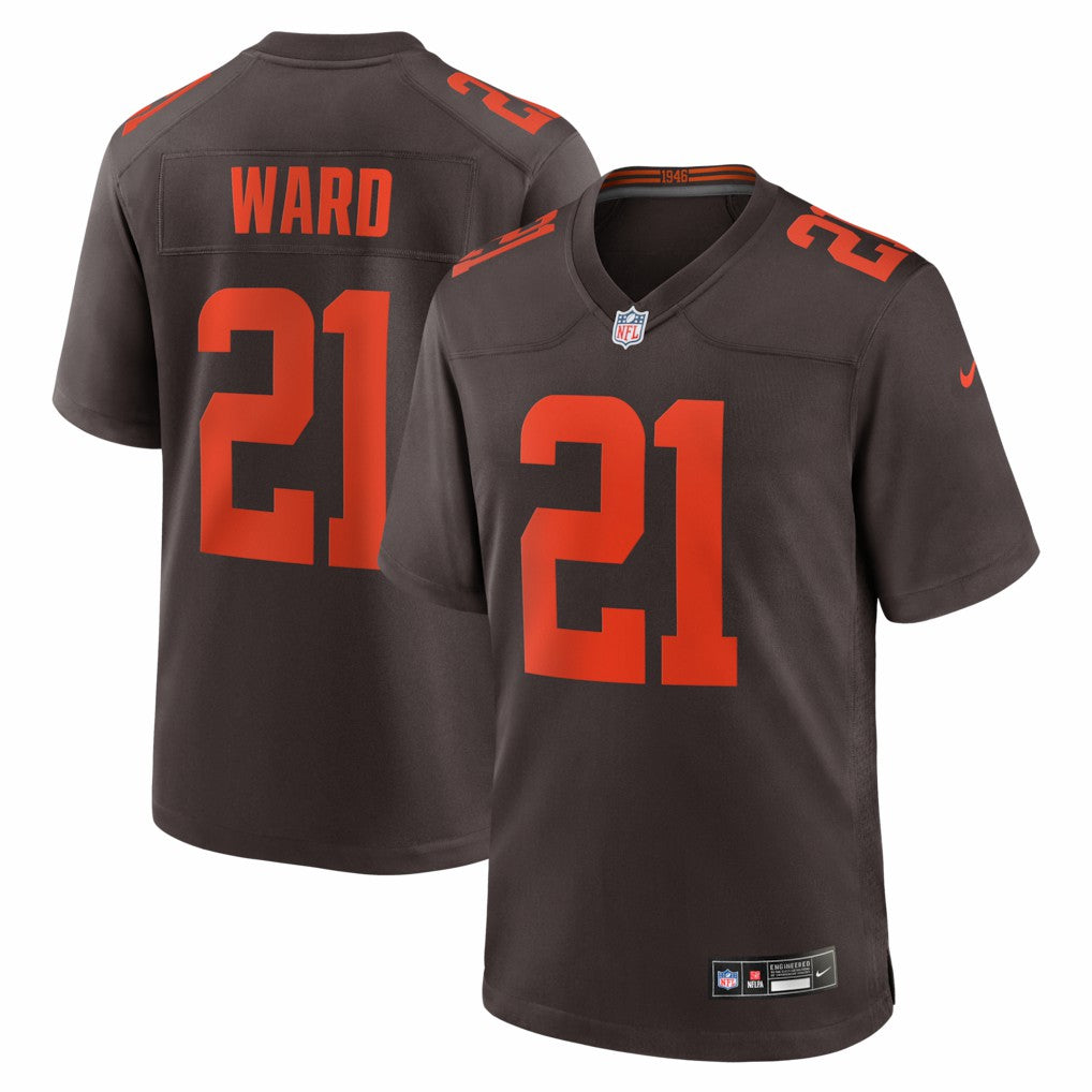 NFL Cleveland Browns Denzel Ward  Alpha Dawg Game Jersey