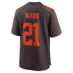 NFL Cleveland Browns Denzel Ward  Alpha Dawg Game Jersey