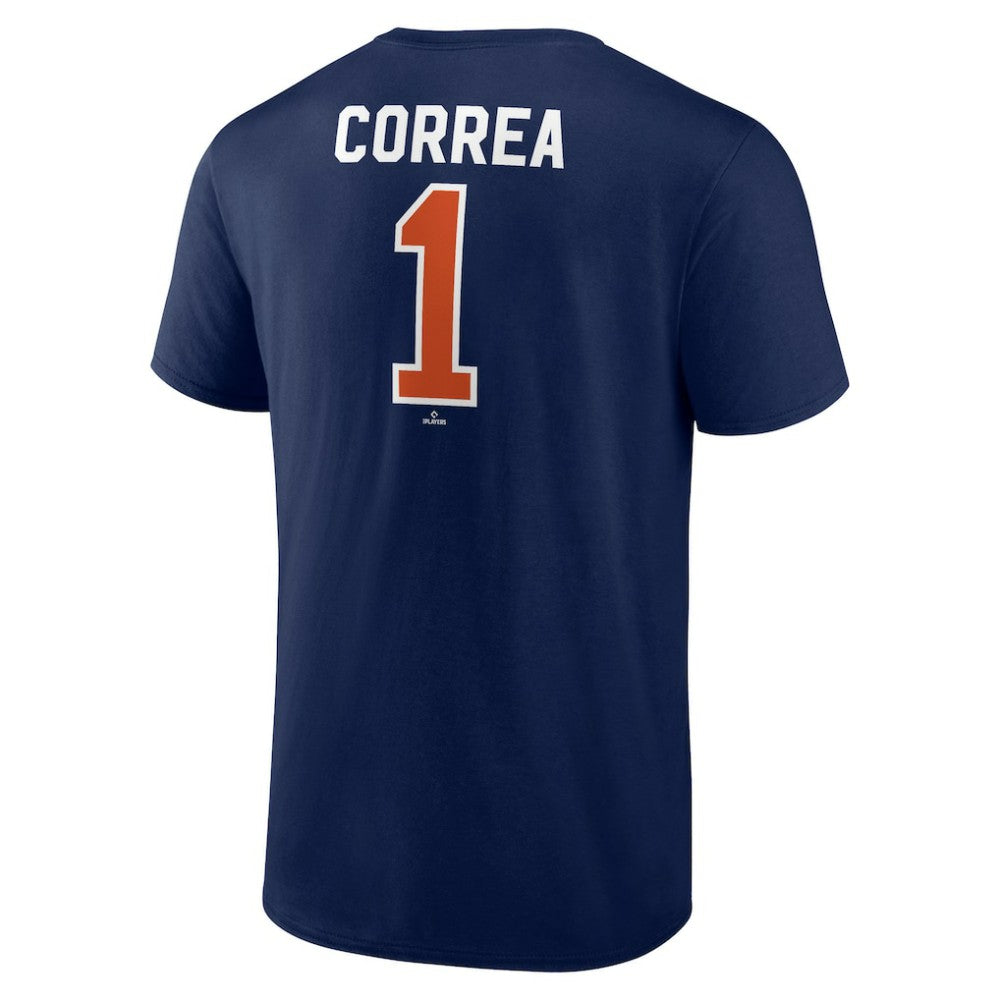 Carlos Correa Houston Astros Winning Streak Name & Number T-Shirt - Navy