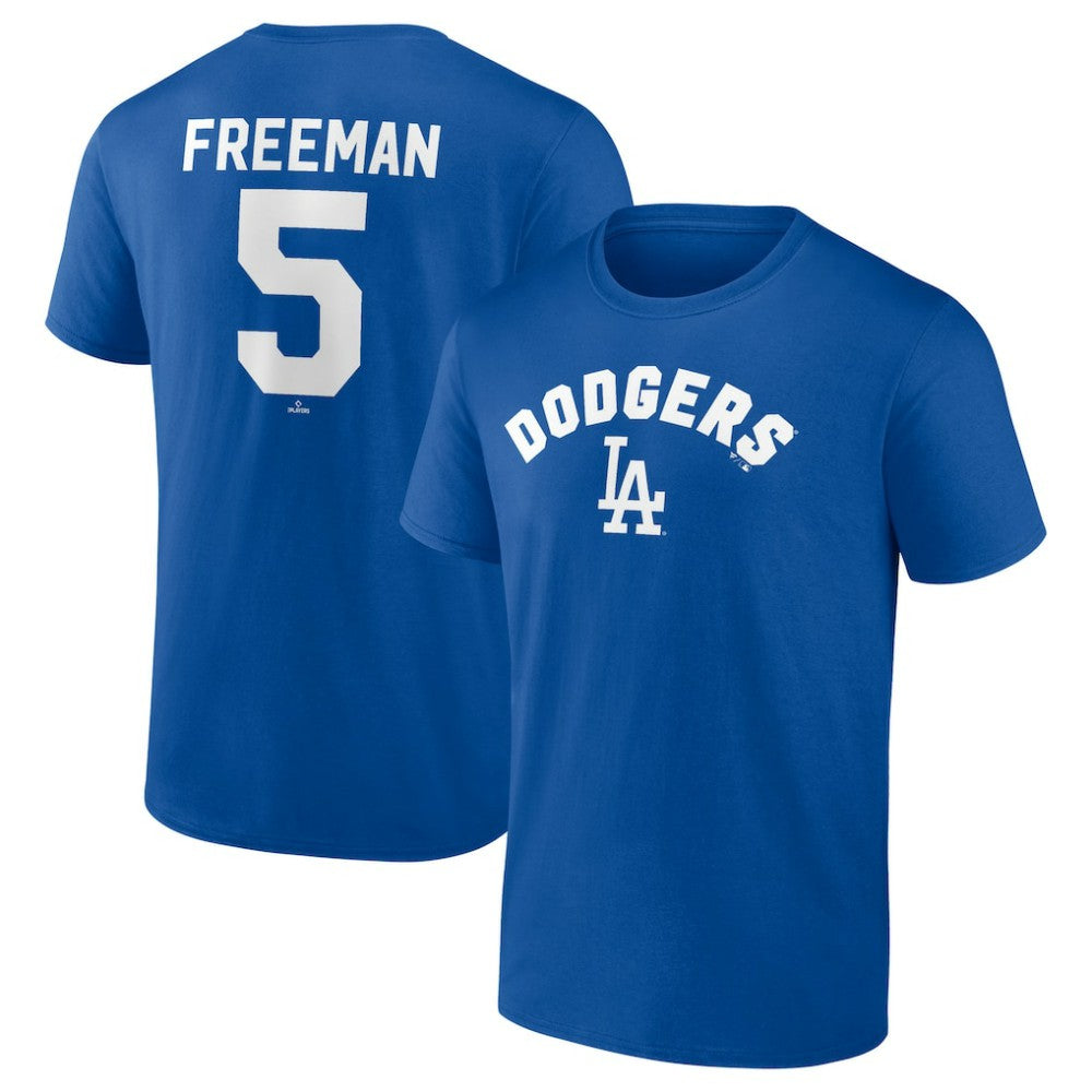 Freddie Freeman Los Angeles Dodgers Winning Streak Name & Number T-Shirt - Royal