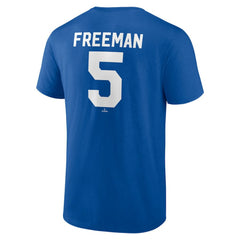 Freddie Freeman Los Angeles Dodgers Winning Streak Name & Number T-Shirt - Royal