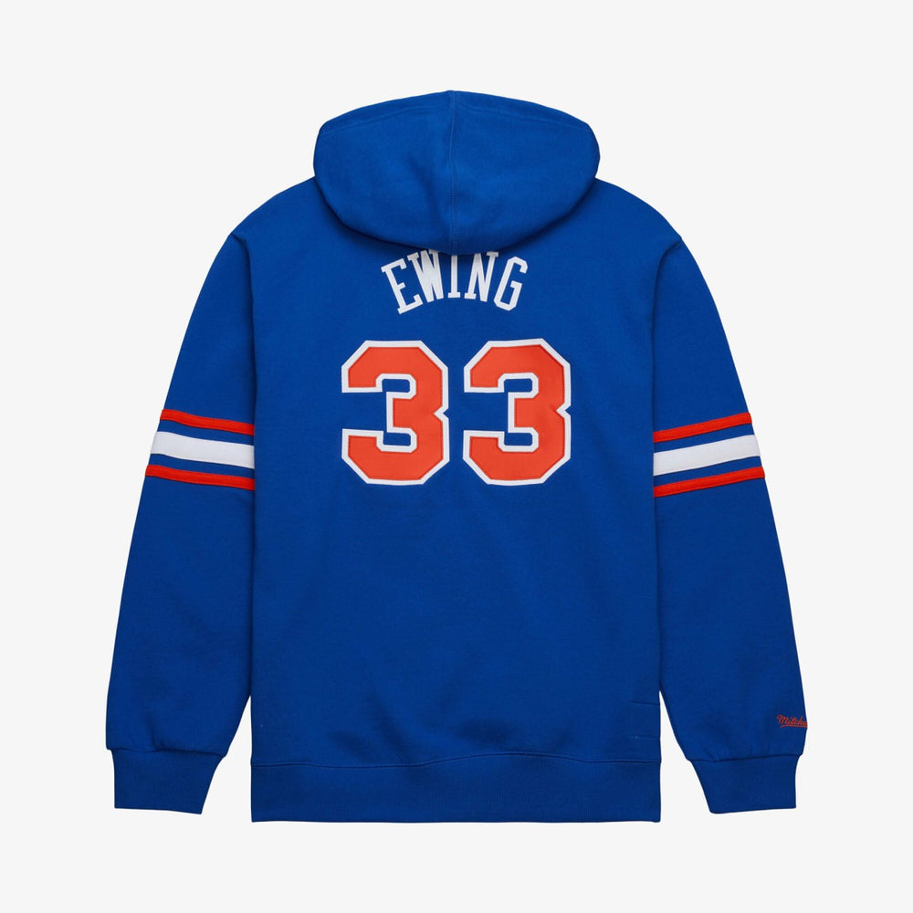 Patrick Ewing New York Knicks Name & Number Hoodie - Blue | Mitchell & Ness outlet