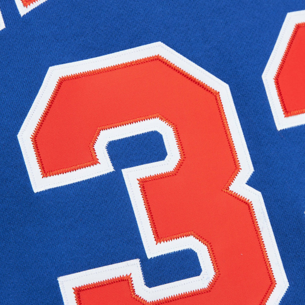 Patrick Ewing New York Knicks Name & Number Hoodie - Blue | Mitchell & Ness outlet