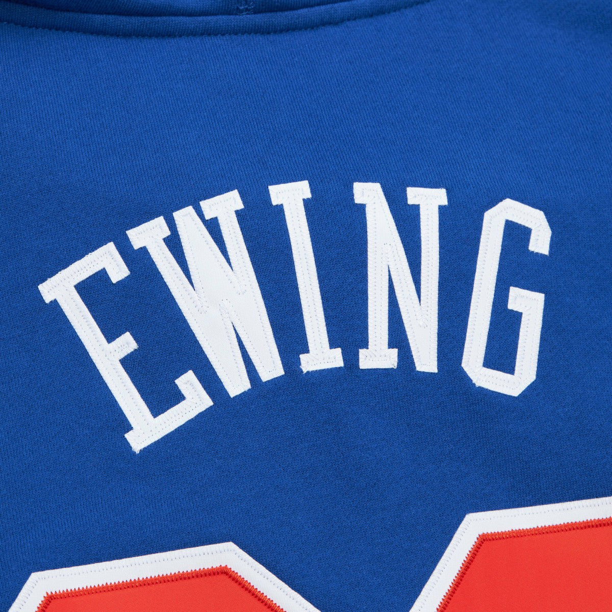 Patrick Ewing New York Knicks Name & Number Hoodie - Blue | Mitchell & Ness outlet