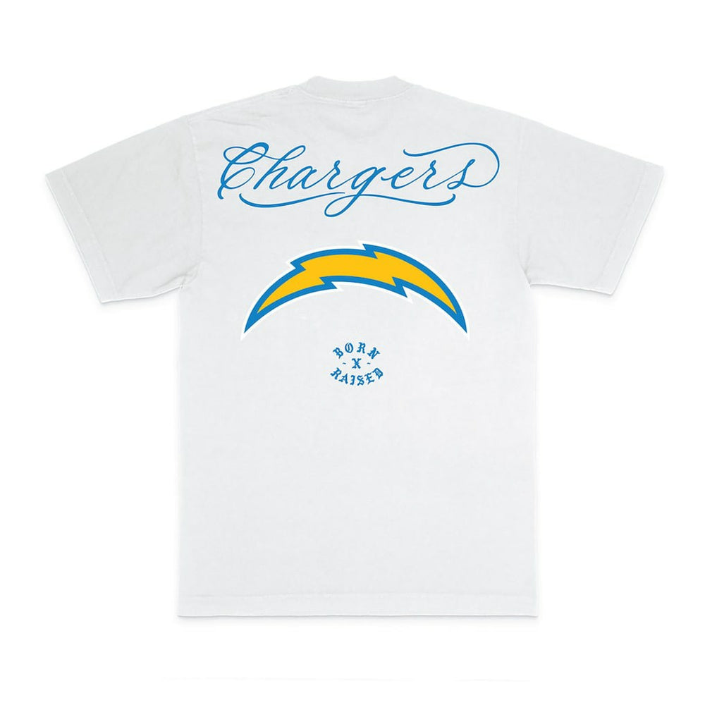 NFL Los Angeles Chargers Born x Raised Unisex Fine Line T-Shirt