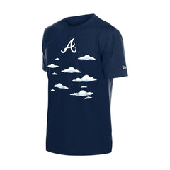 Atlanta Braves MLB x Simpsons 2026 Collab Clouds T-Shirt - Navy | New Era