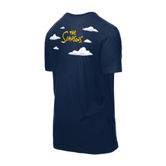 Atlanta Braves MLB x Simpsons 2026 Collab Clouds T-Shirt - Navy | New Era