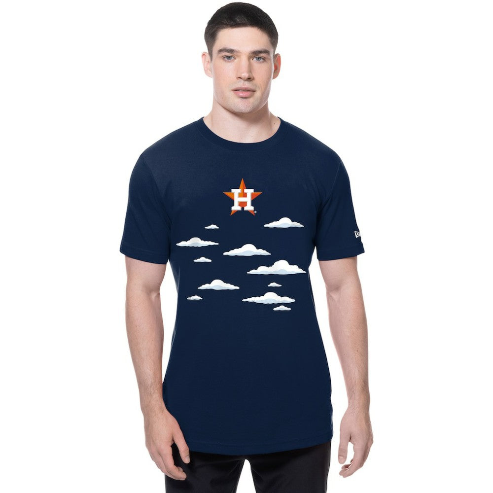 Houston Astros MLB x Simpsons 2026 Collab Clouds T-Shirt - Navy | New Era