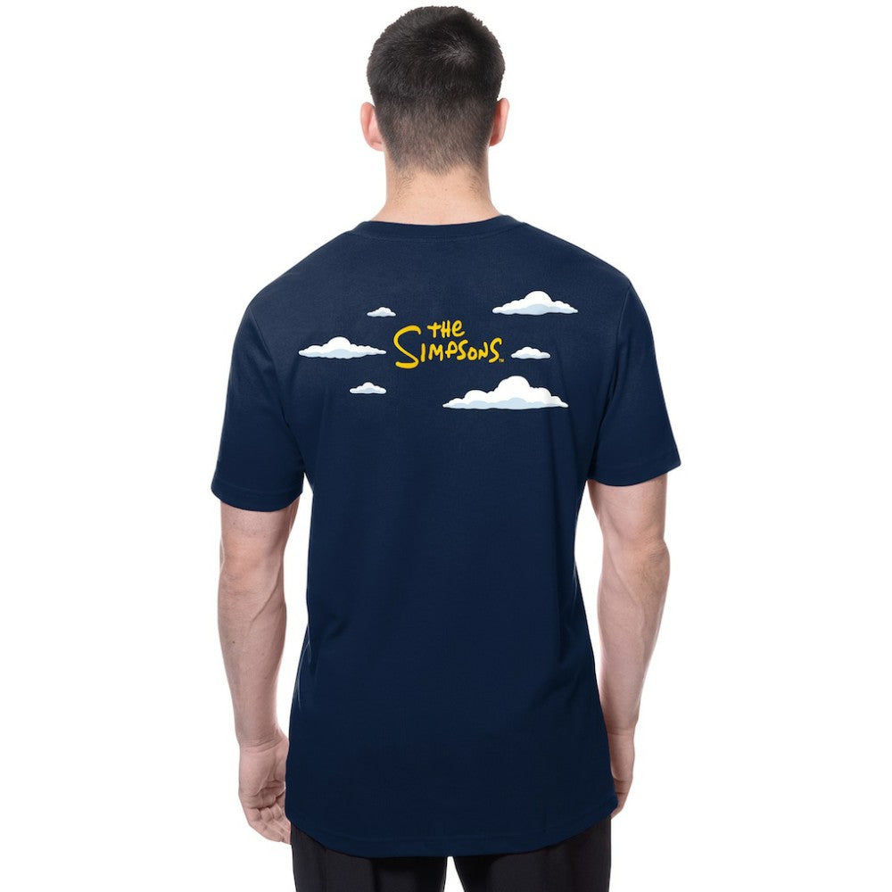 Houston Astros MLB x Simpsons 2026 Collab Clouds T-Shirt - Navy | New Era