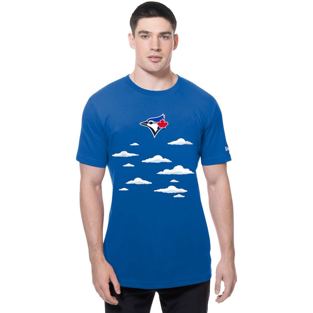 Toronto Blue Jays MLB x Simpsons 2026 Collab Clouds T-Shirt - Royal | New Era