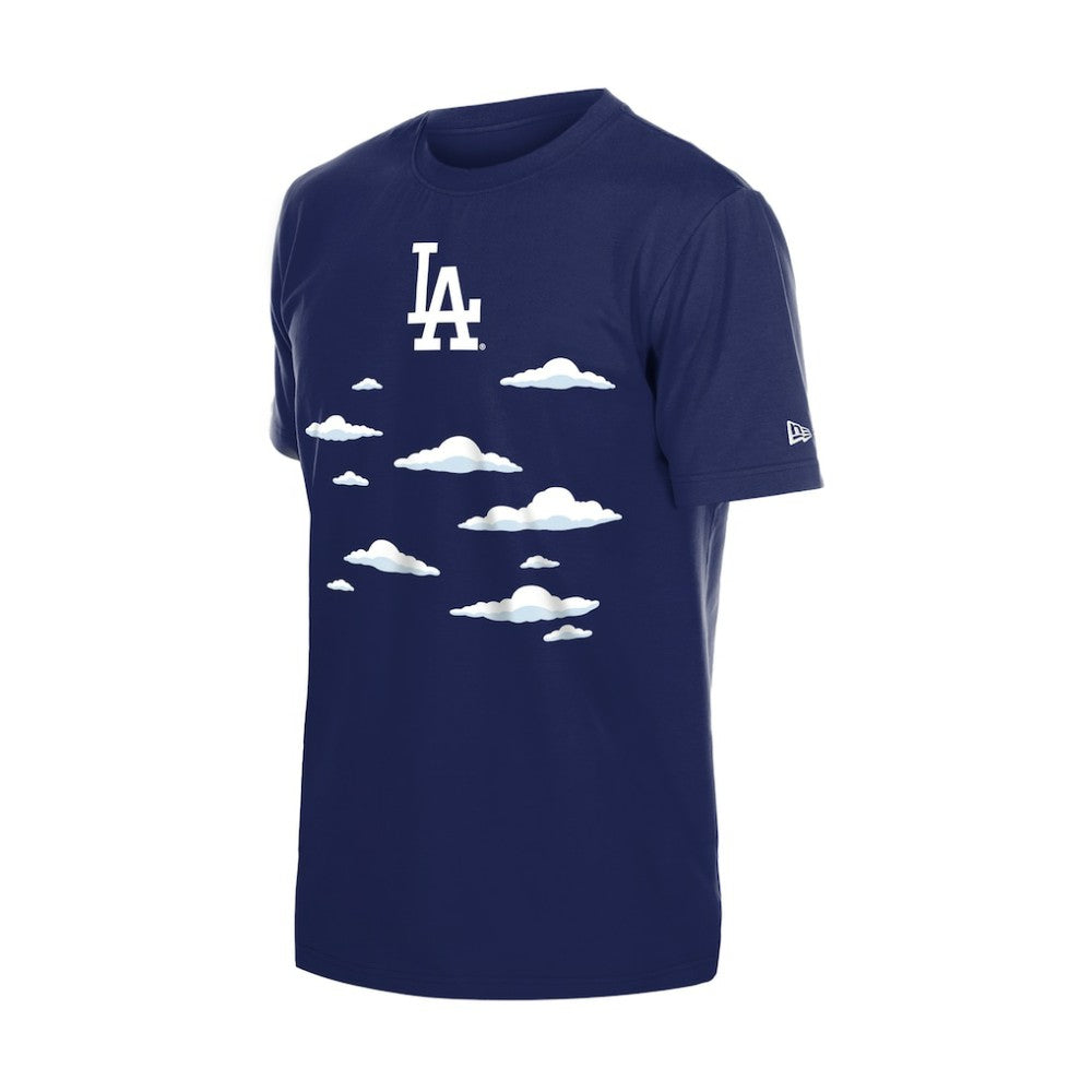 Los Angeles Dodgers MLB x Simpsons 2026 Collab Clouds T-Shirt - Royal | New Era