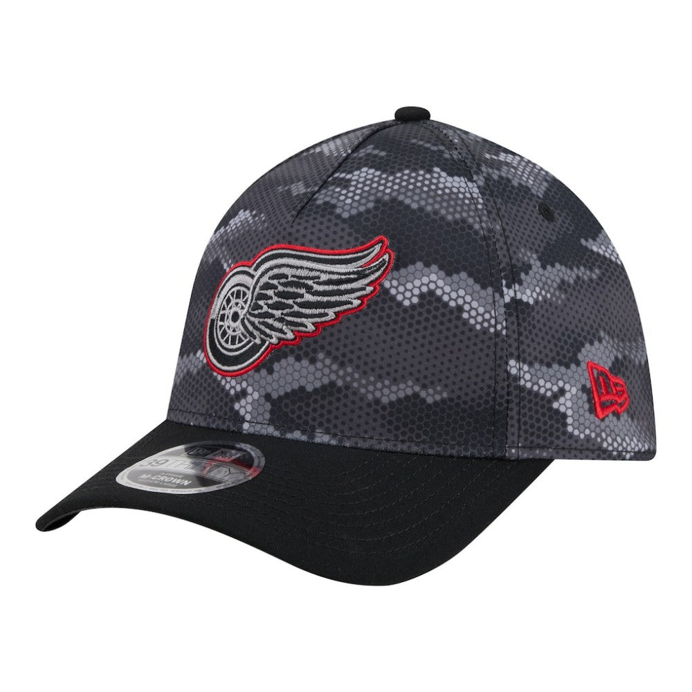 Detroit Red Wings New Era Zero Dark 39THIRTY Flex Hat