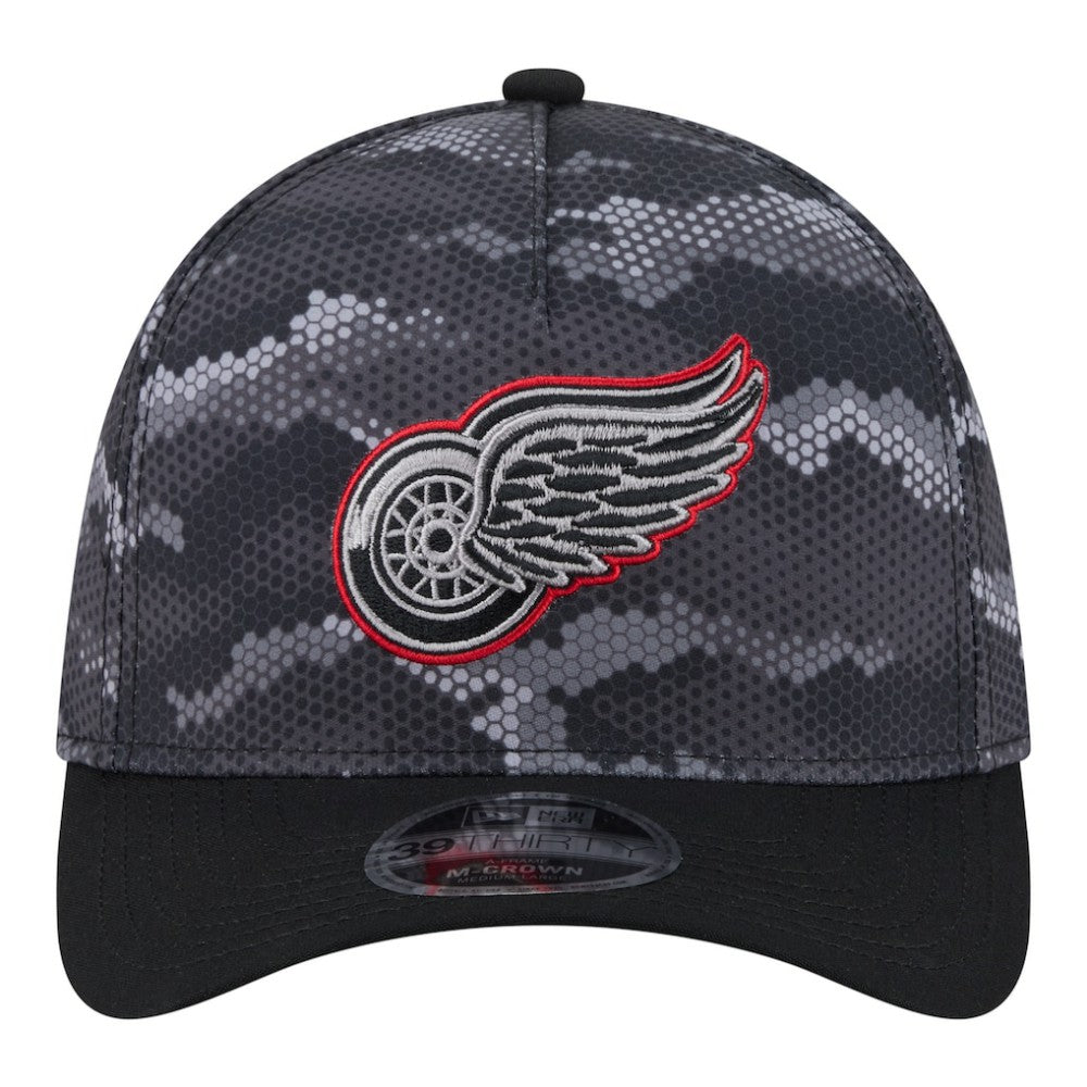 Detroit Red Wings New Era Zero Dark 39THIRTY Flex Hat