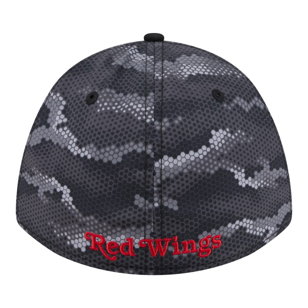 Detroit Red Wings New Era Zero Dark 39THIRTY Flex Hat