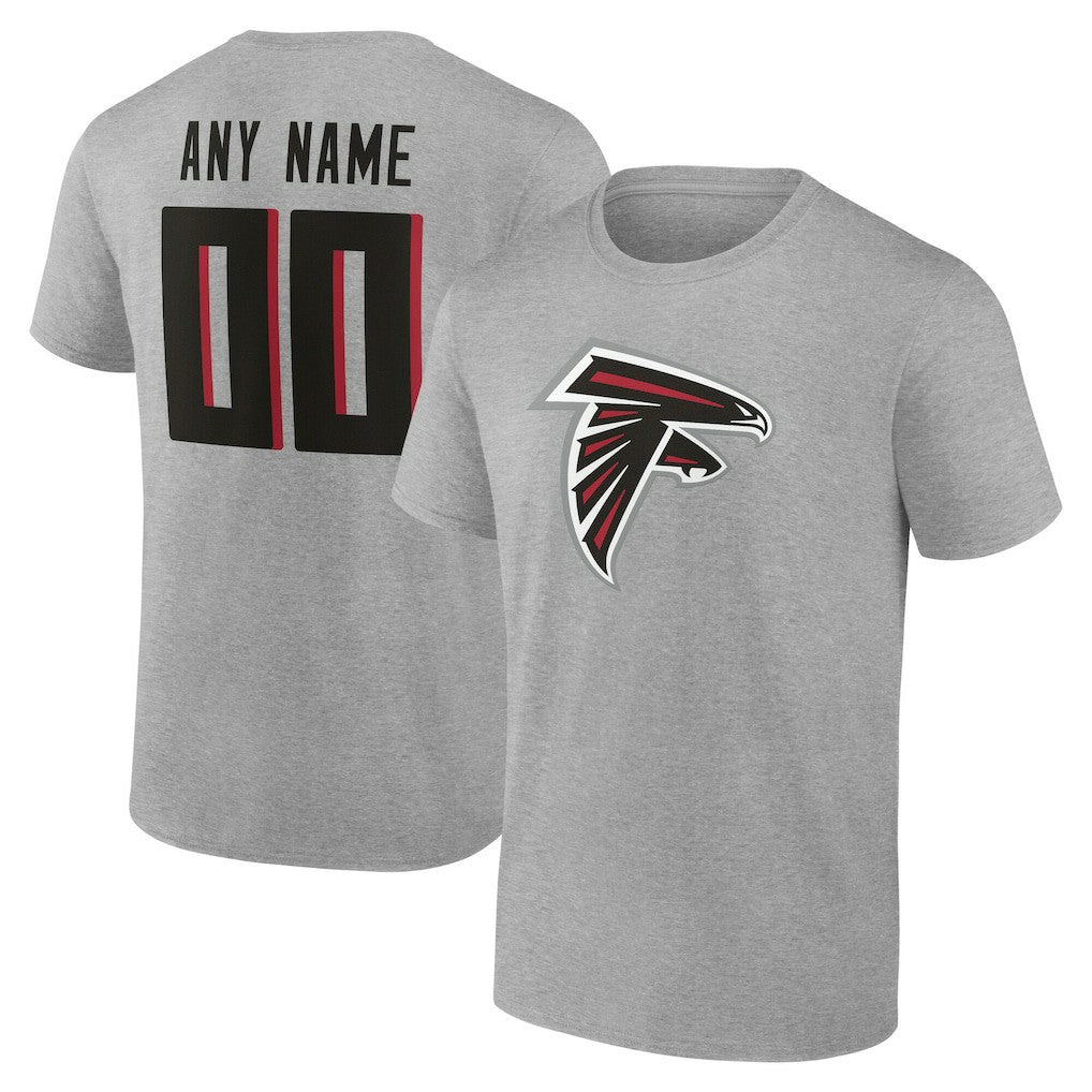 NFL Atlanta Falcons Team Authentic Personalized Name & Number T-Shirt