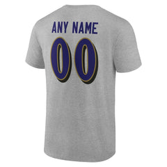 NFL Baltimore Ravens Team Authentic Personalized Name & Number T-Shirt