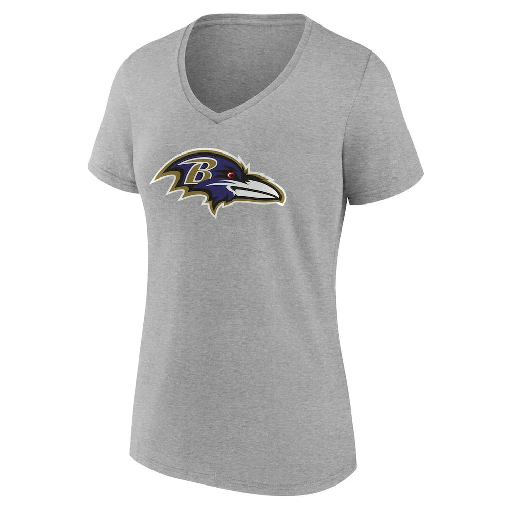 NFL Baltimore Ravens Women's Team Authentic Personalized Name & Number V-Neck T-Shirt