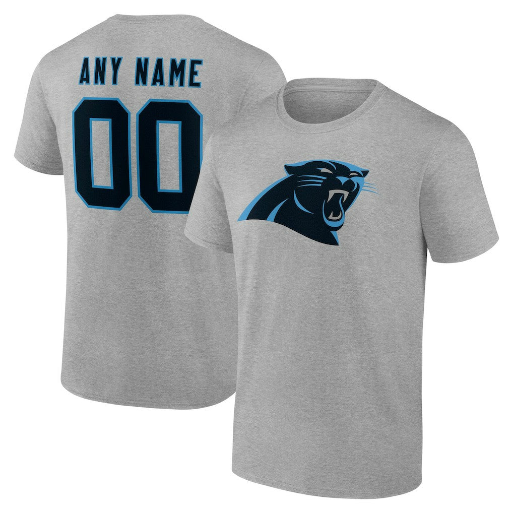 NFL Carolina Panthers Team Authentic Personalized Name & Number T-Shirt
