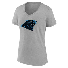 NFL Carolina Panthers Women's Team Authentic Personalized Name & Number V-Neck T-Shirt