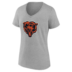 NFL Chicago Bears Women's Team Authentic Personalized Name & Number V-Neck T-Shirt