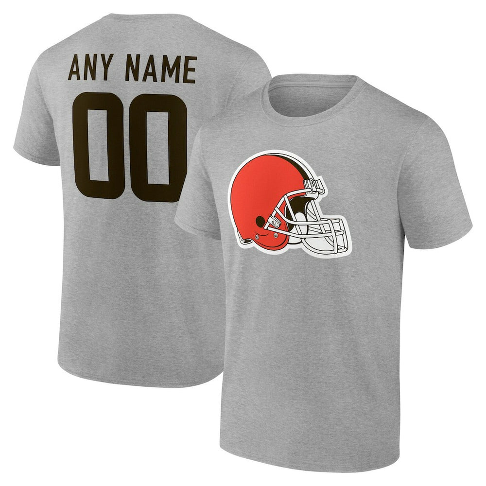 NFL Cleveland Browns Team Authentic Personalized Name & Number T-Shirt