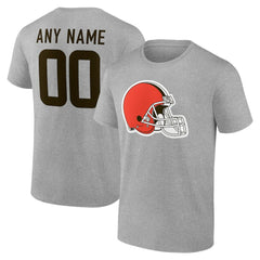 NFL Cleveland Browns Team Authentic Personalized Name & Number T-Shirt