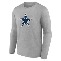 NFL Dallas Cowboys Team Authentic Personalized Name & Number Long Sleeve T-Shirt