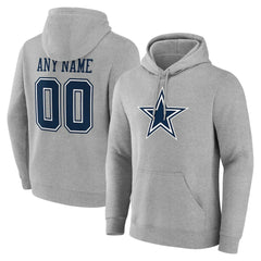 NFL Dallas Cowboys Team Authentic Personalized Name & Number Hoodie