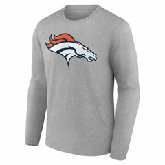 NFL Denver Broncos Team Authentic Personalized Name & Number Long Sleeve T-Shirt