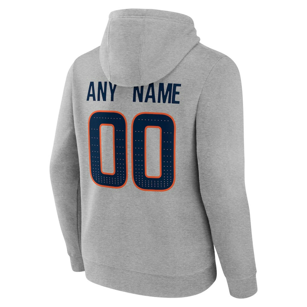NFL Denver Broncos Team Authentic Personalized Name & Number Hoodie