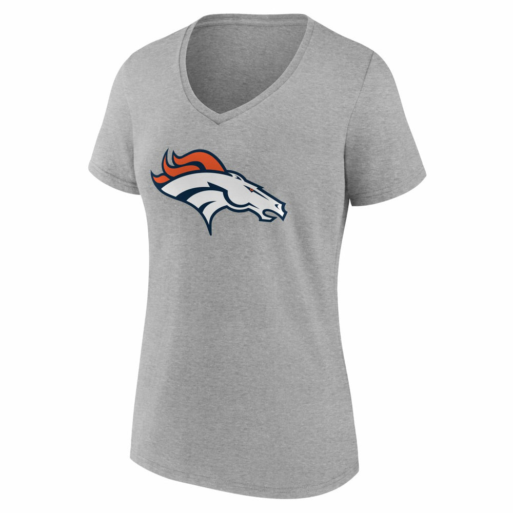 NFL Denver Broncos Women's Team Authentic Personalized Name & Number V-Neck T-Shirt