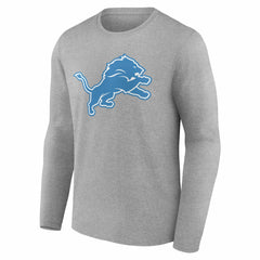 NFL Detroit Lions Team Authentic Personalized Name & Number Long Sleeve T-Shirt
