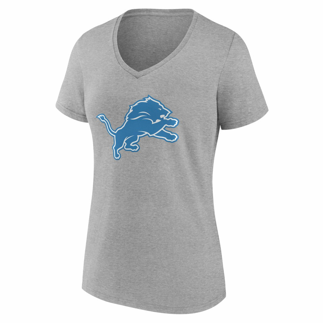 NFL Detroit Lions Women's Team Authentic Personalized Name & Number V-Neck T-Shirt