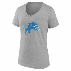 NFL Detroit Lions Women's Team Authentic Personalized Name & Number V-Neck T-Shirt