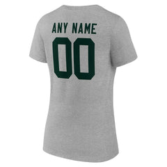 NFL Green Bay Packers Women's Team Authentic Personalized Name & Number V-Neck T-Shirt