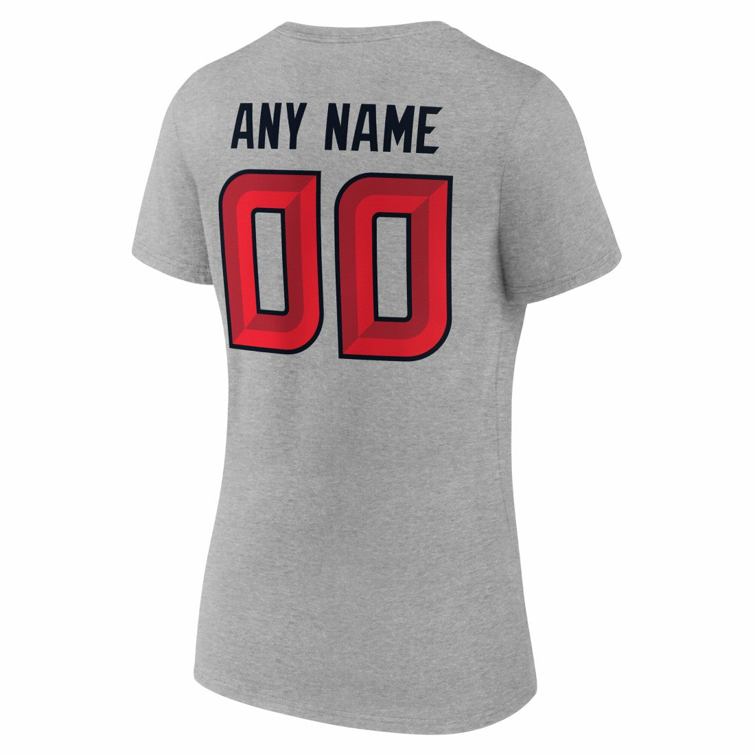 NFL Houston Texans Women's Team Authentic Personalized Name & Number V-Neck T-Shirt